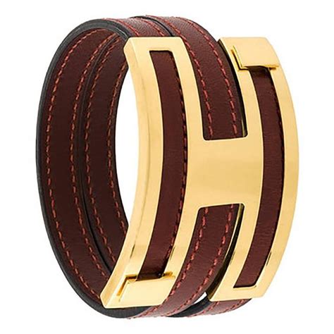 hermes mens bracelet h leather|hermes jumbo h bracelet.